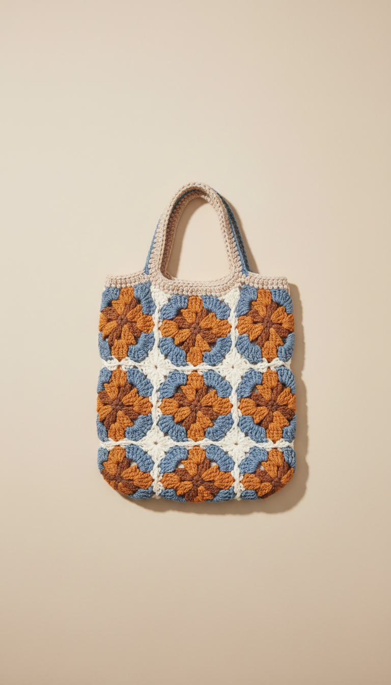 Crochet Marigold Market Bag